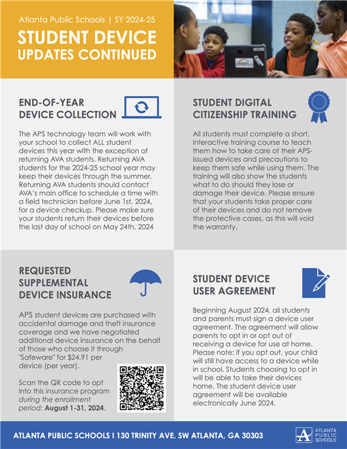 Student Device Updates Continued